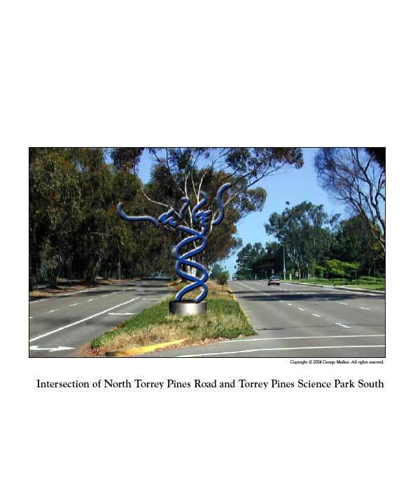 Intersections of North Torrey Pines Road and Genesee Ave., and North Torrey Pines Road, and John J. Hopkins Drive.